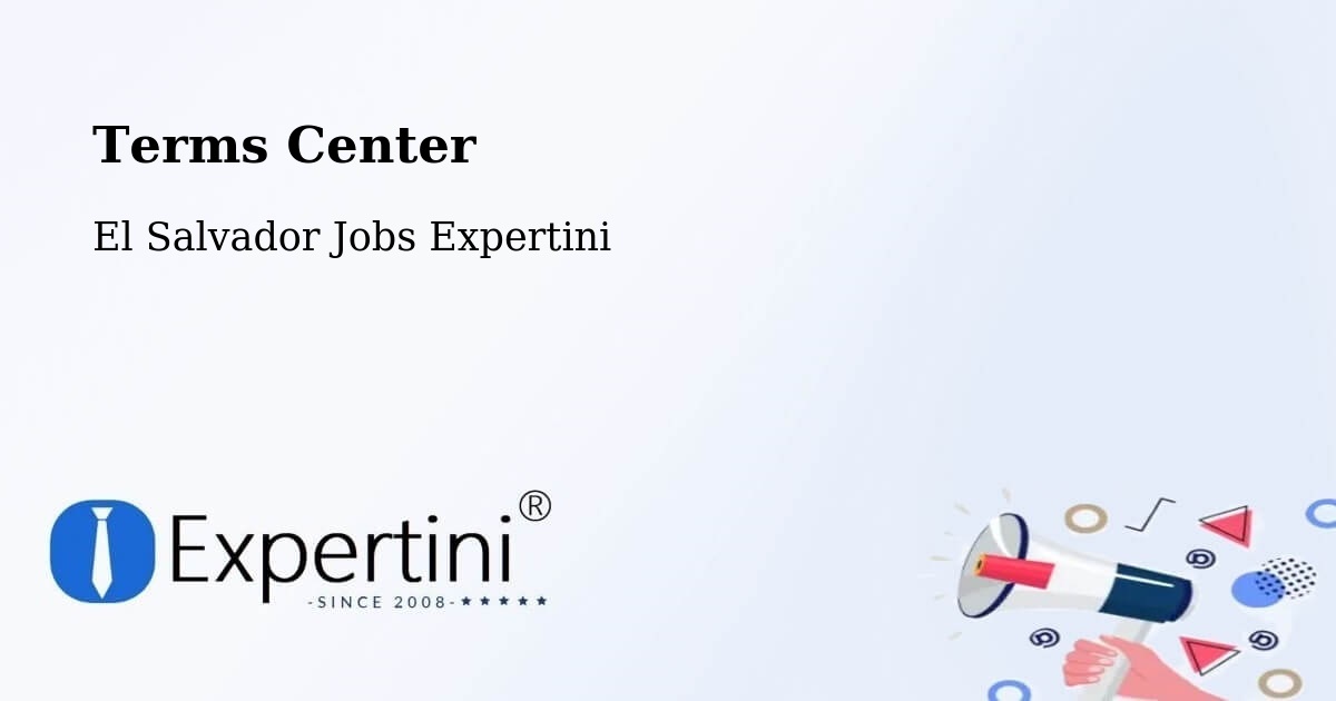 Terms of Service – Jocoro - El Salvador Jobs Expertini